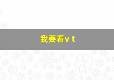 我要看v t